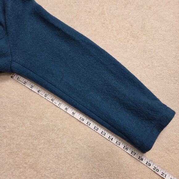 LL Bean Women's 2X Bellandi 100% Boiled Wool Coat Jacket Blue 271134 - Picture 13 of 16